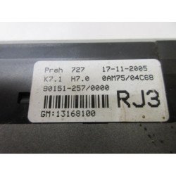 Commande Chauffage Opel Zafira B Phase 1